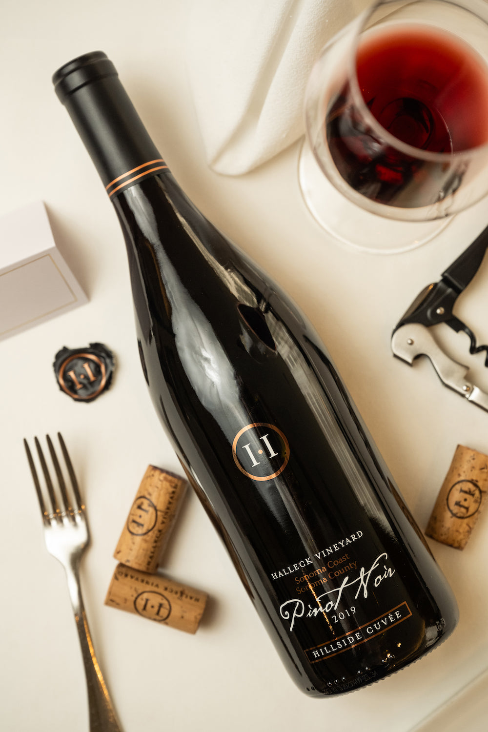 Pinot Noir Sonoma Coast Hillside Cuvee, 2019 – Halleck Vineyard