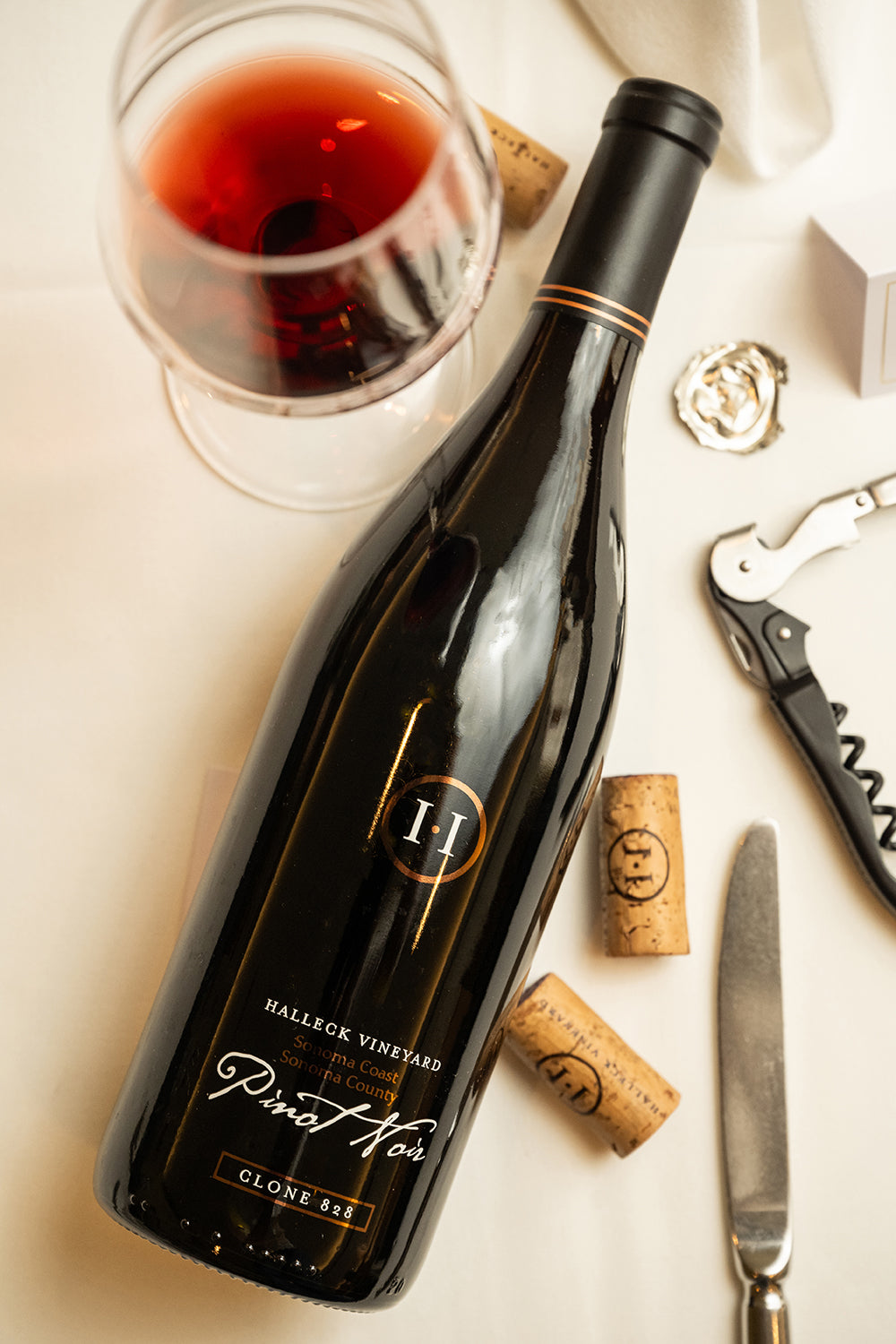 2014 Clone 828 Pinot Noir Library – Halleck Vineyard