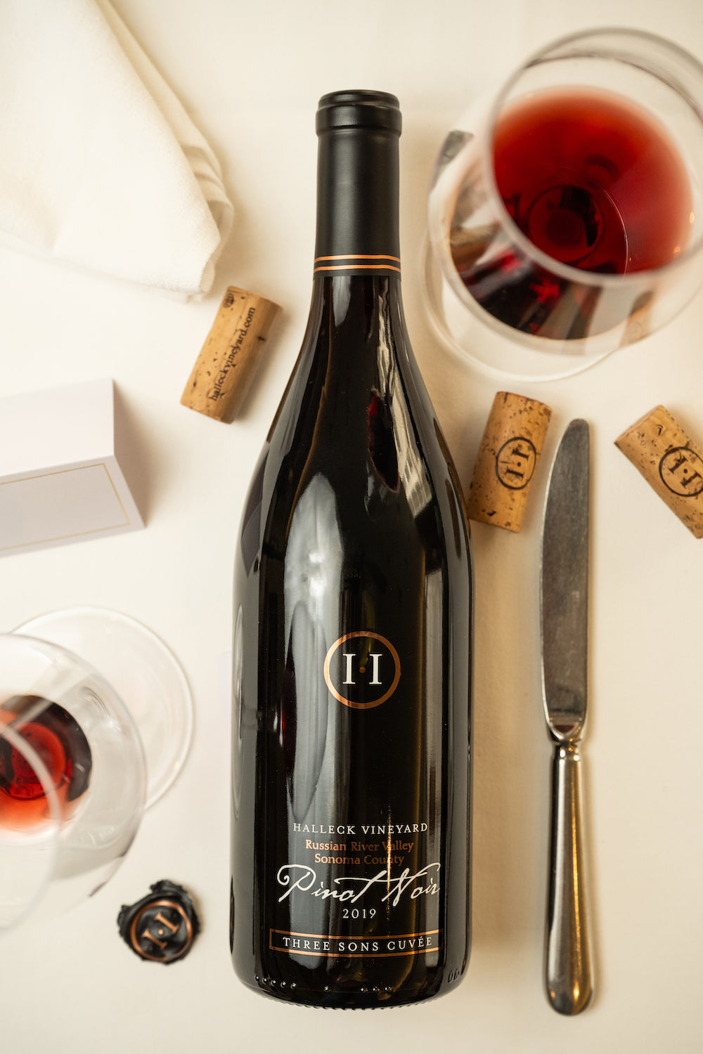 Pinot Noir Russian River Three Sons Cuvee, 2019 – Halleck Vineyard