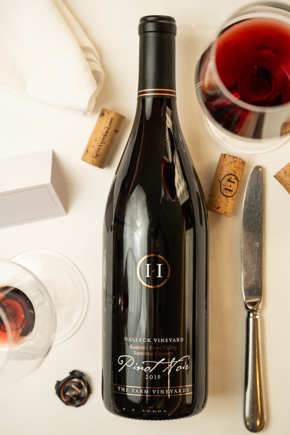 Pinot Noir Russian River The Farm Vineyard, 2019 – Halleck Vineyard