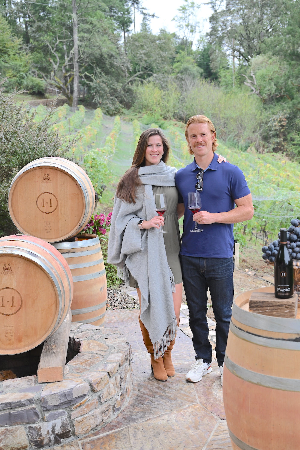 Enjoying A Vineyard In Sonoma