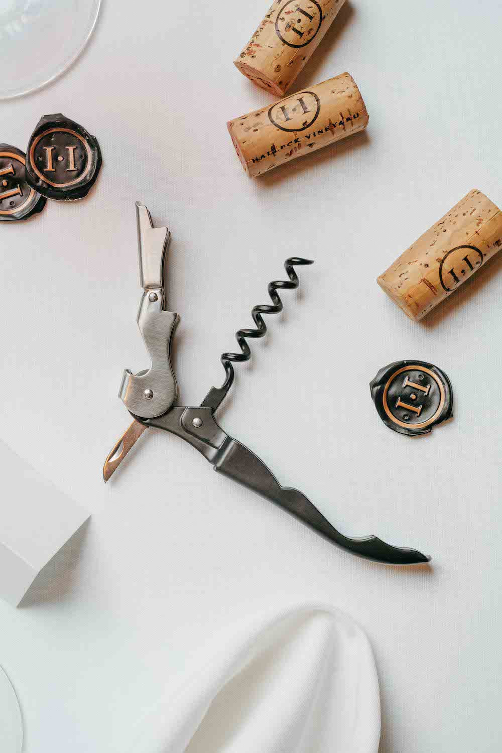Corkscrew Wine Bottle Opener Halleck Vineyard
